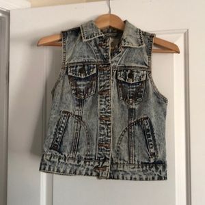Denim vest